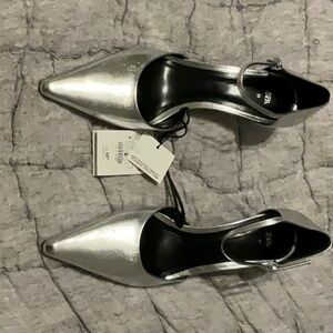 Zara Silver Heels